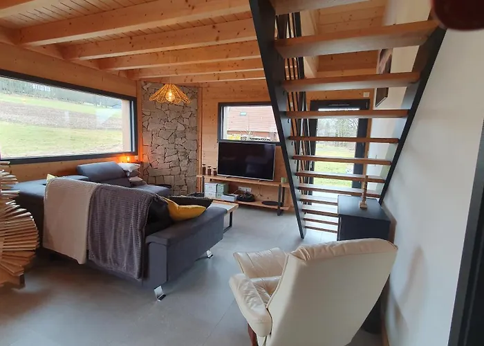 Horská chata L'echappee Nature 4 Etoiles Sauna *